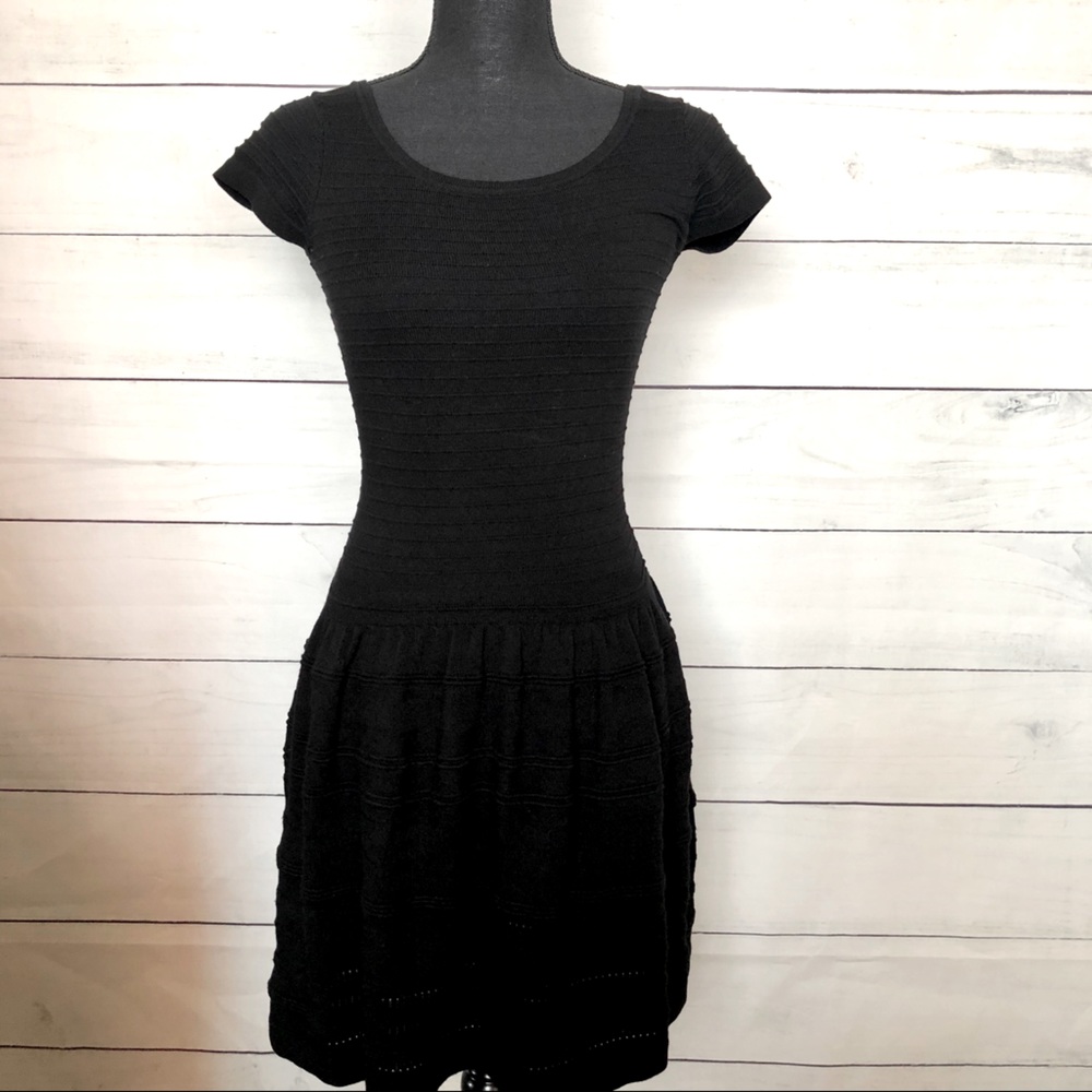 Bar III Fit and Flare Little Black Dress